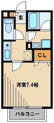 コンフォートIの物件間取画像